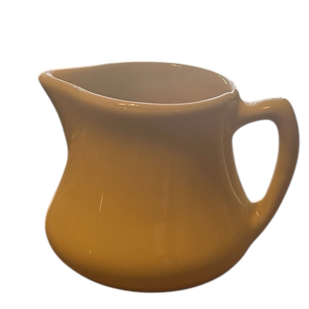 Yellow Ceramic Pitcher